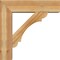 Ekena Millwork Olympic Block Rough Sawn Bracket w/ Offset Brace, Western Red Cedar, 8"W x 30"D x 30"H BKT0806X30X30OLY05RWR - alternate 4
